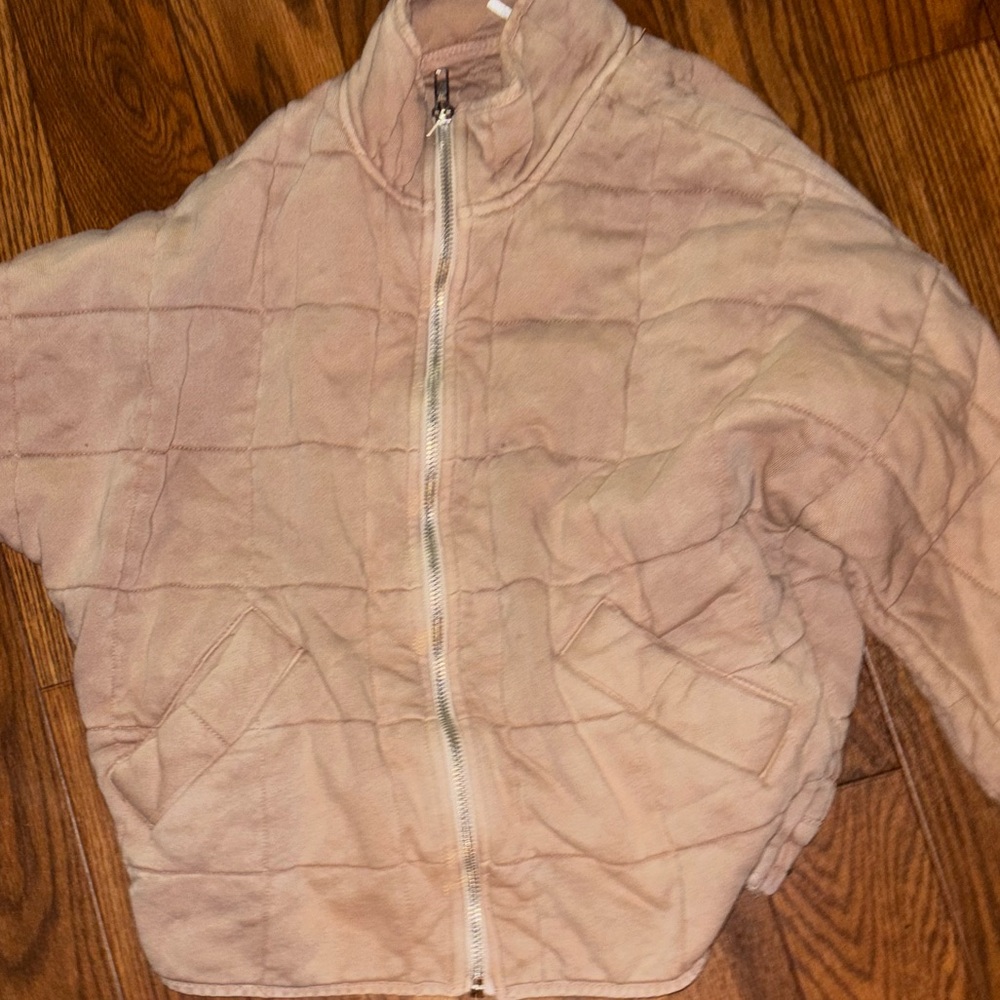 Free People Dolman Quilted Knit Jacket XS